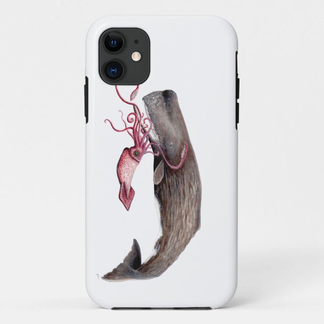 Scouring and squid Case-Mate iPhone case (Back)