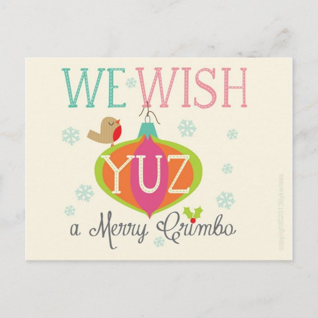 Scouse Christmas Card (Front)