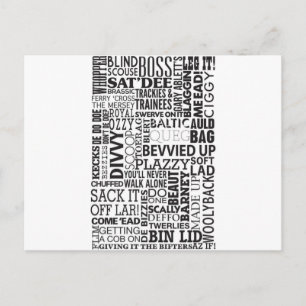 Scouse Words & Phrases Postcard