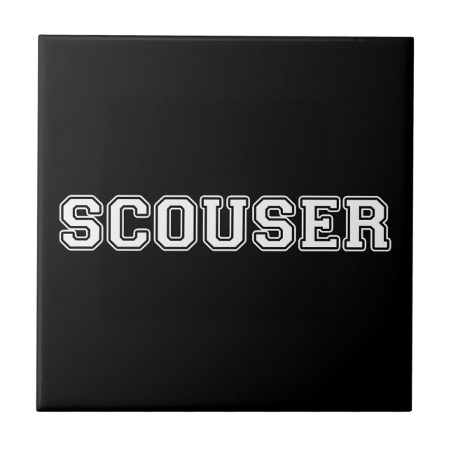 Scouser Ceramic Tile (Front)