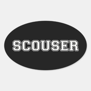 Scouser Oval Sticker