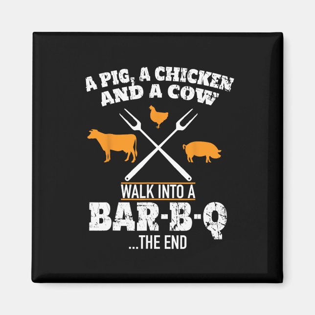 Scout And Co. A Pig  Magnet (Front)