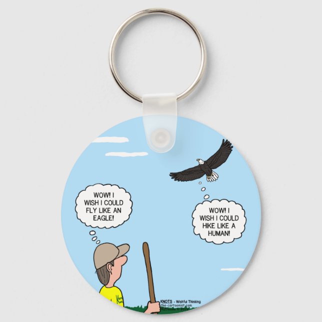 Scout and Eagle Thoughts Key Ring (Front)