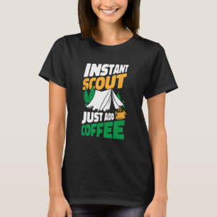 Scout Caffeine Nature  Wilderness Uniform Scouting T-Shirt