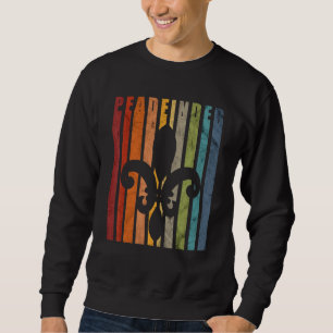 Scout Camping Camping Campfire Retro Sweatshirt