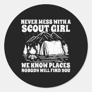 Scout Classic Round Sticker