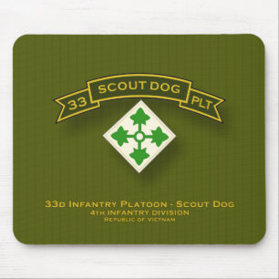 Scout Dog Platoons Mouse Pad