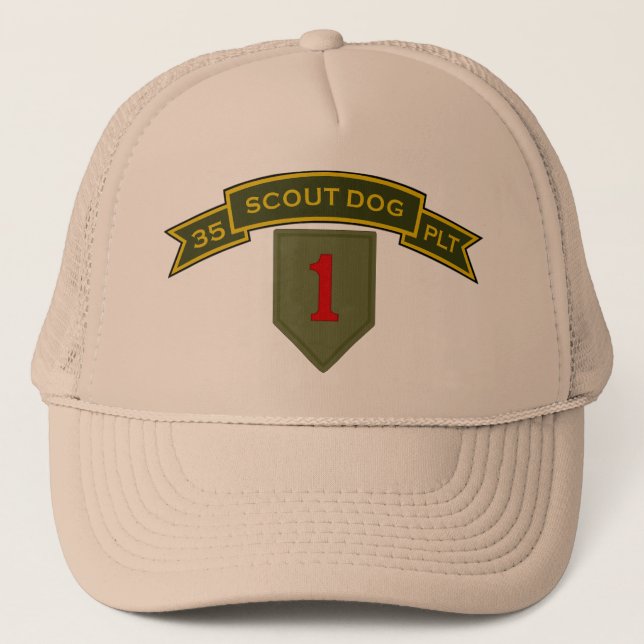 Scout Dog Platoons Trucker Hat (Front)