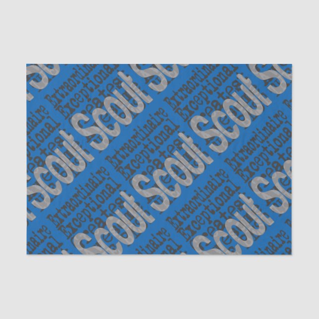 Scout Extraordinaire Tissue Paper (Front)