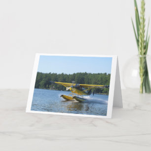 Scout Floatplane on Panther Pond, Maine Card