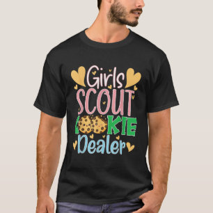 scout for girls cookie dealer women funny scouting T-Shirt