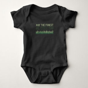 Scout Forest Joke Hiking and Camping Humour Baby Bodysuit