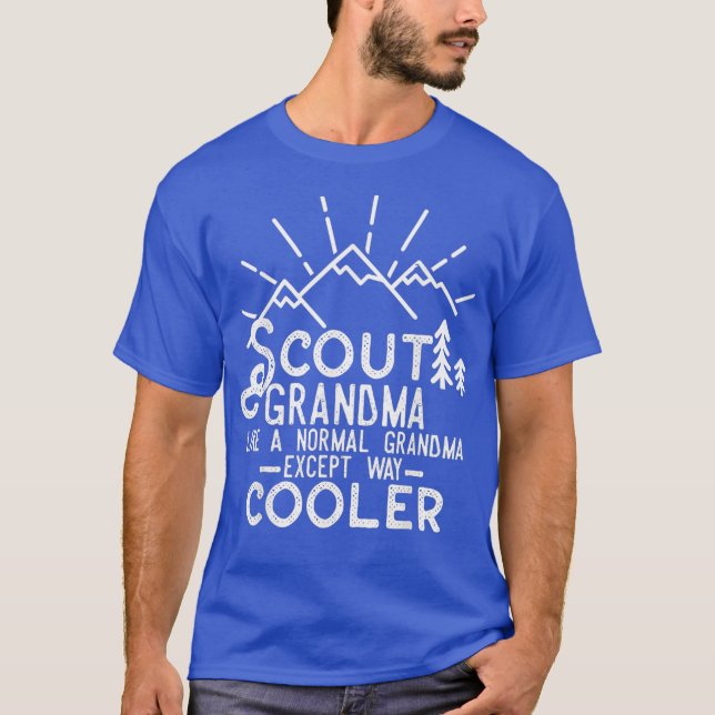 Scout Grandma Shirt Cub Leader Boy Camping (Front)