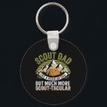 Scout Leader Dad Scouting Campfire Camping Tent  Key Ring<br><div class="desc">Scout Leader Dad Scouting Campfire Camping Tent</div>