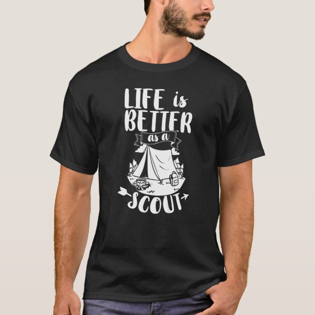 Scout Leader Scouting Guide Knots T-Shirt (Front)