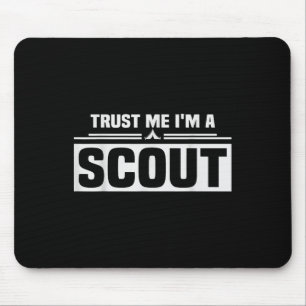 Scout Life Pun Camping Leader Hiking Outdoor Scout Mouse Pad