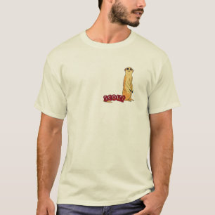 "Scout Meerkat T-Shirt – Bold and Playful Design"