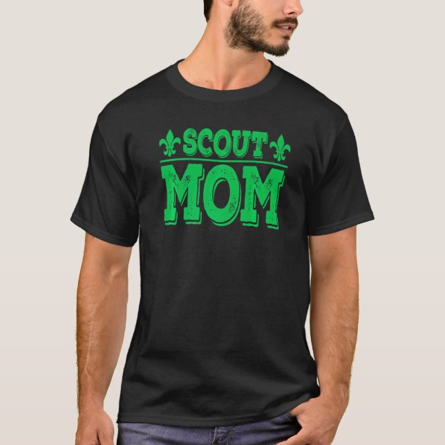 Scout Mum  Scouting T-Shirt (Front)