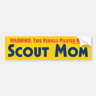 Scout Mum (yellow) Bumper Sticker