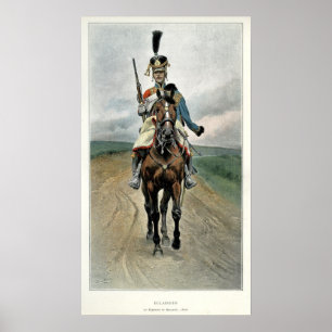 Scout of the 9th Regiment of Hussars Poster