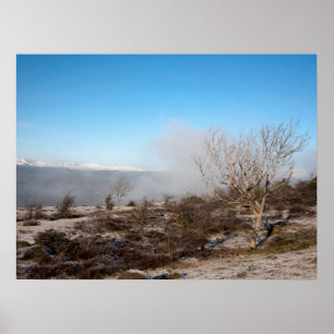 Scout Scar Cumbria England Holiday Card Poster