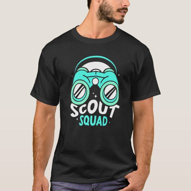 Scout Squad Scouts Hiking Scouting Outdoor   T-Shirt (Front)