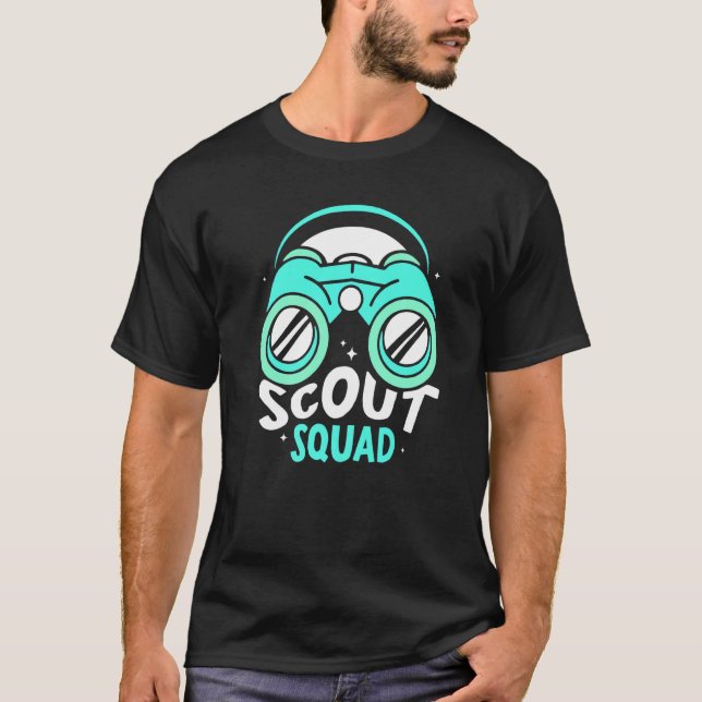 Scout Squad Scouts Hiking Scouting Outdoor   T-Shirt (Front)