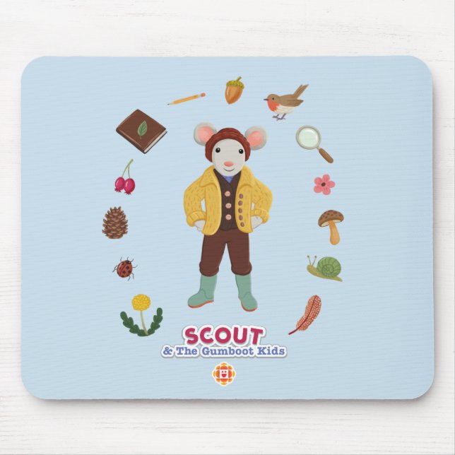 Scout & The Gumboot Kids Mouse Pad (Front)