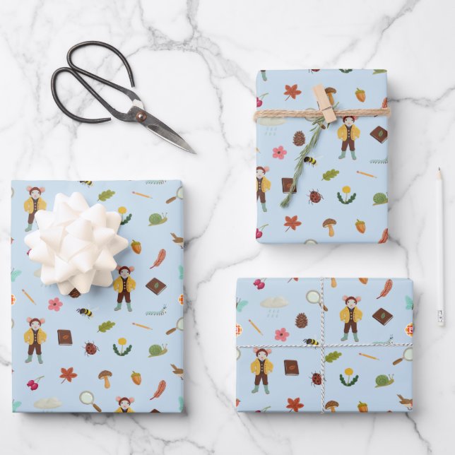 Scout & The Gumboot Kids Wrapping Paper Sheet (Front)