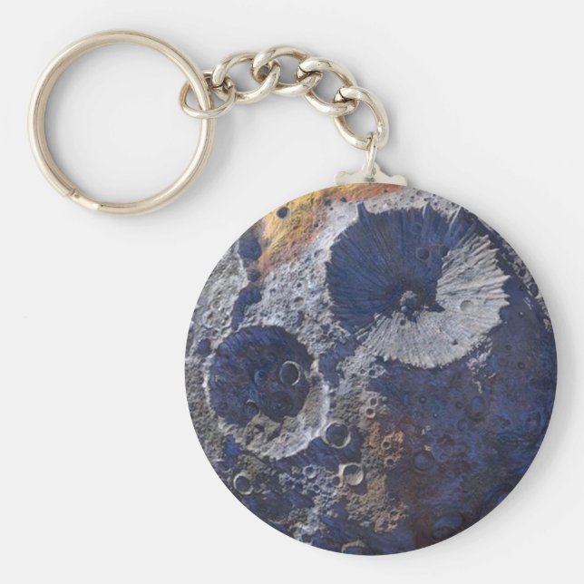 Scouting Mission to Asteroid 16 Psyche Key Ring (Front)