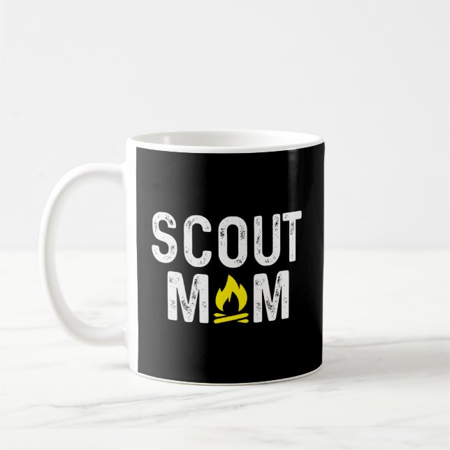 Scouting Mum Scout Mother Scouts Coffee Mug (Left)