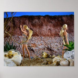 Scouting the route.  poster