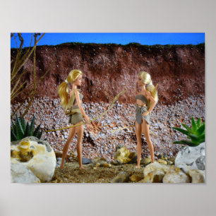 Scouting the route.  poster