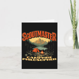 Scoutmaster_ Campfire Philosopher Funny Scouting Card