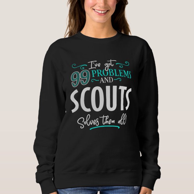 Scouts Design - Scouts Solves Them All Sweatshirt (Front)
