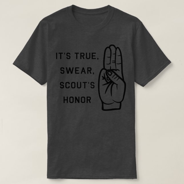 Scouts Honour TShirt 1 (Design Front)