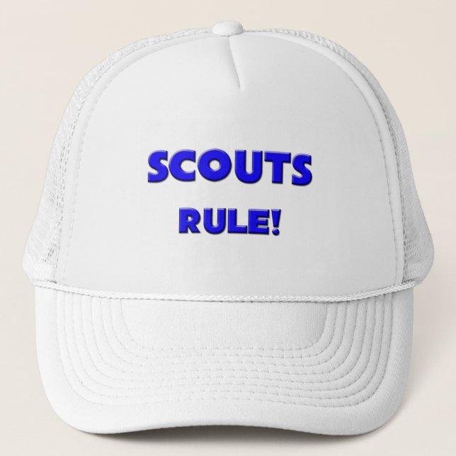 Scouts Rule! Trucker Hat (Front)