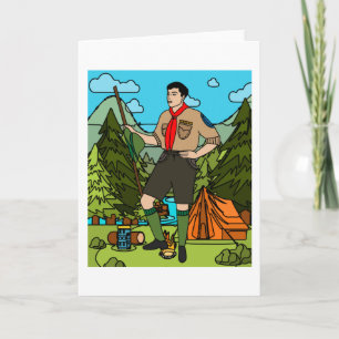 Scouts Survival Nature Nature Card