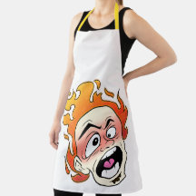 Scovillelicous Fire Head All-Over Print Apron