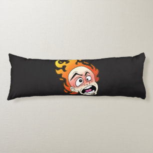 Scovillelicous Fire Head Body Pillow