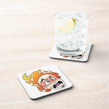 Scovillelicous Fire Head Hard plastic coaster