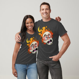 Scovillelicous Fire Head Men's Basic Dark T-Shirt