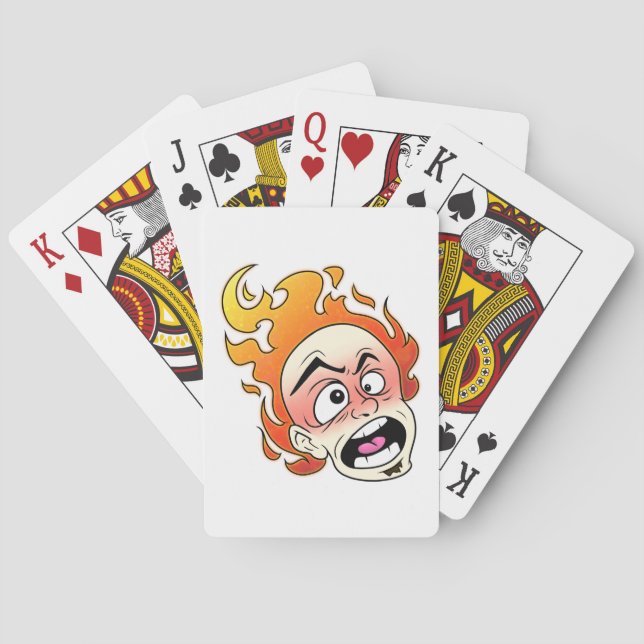 Scovillelicous Fire Head Playing Cards (Back)