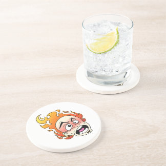 Scovillelicous Fire Head Sandstone Coaster