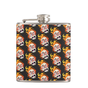 Scovillelicous Fire Head Vinyl Wrapped Flask