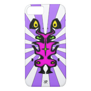Scowling warthog like creature v1 iPhone 8/7 case