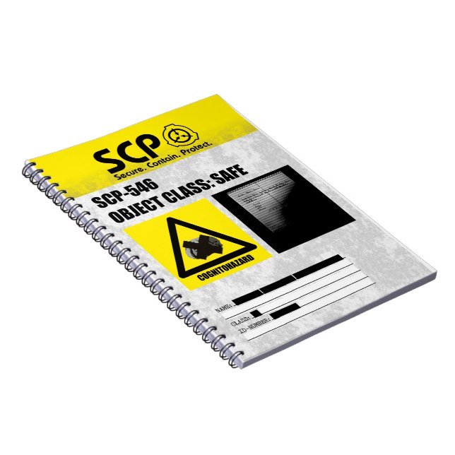 SCP - 546 "A Notebook"  Notebook (Right Side)
