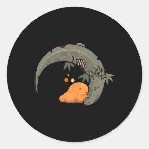 Scp-999 Scp-682 Tickle Monster Hard To Destroy Rep Classic Round Sticker