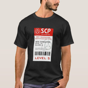 Scp Foundation Class A  Directors Card T-Shirt