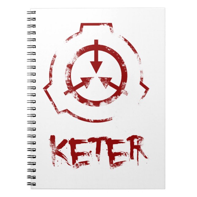SCP Foundation: Keter Notebook (Front)